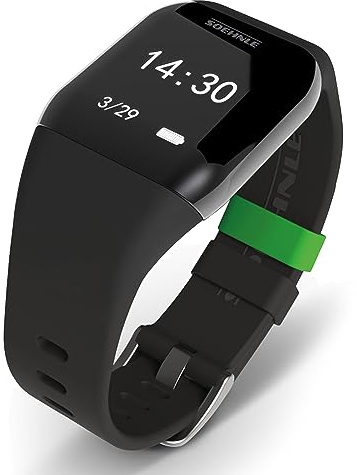 Soehnle Fit Connect 300 HR mit Bluetooth Fitnesstracker mit App-Anbindung, Fitness Armband mit Datenspeicher, Fitness Tracker mit Datum- & Uhranzeige