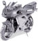 Piececool 3D Puzzle Metall Motorradmodell Motorrad, 3D Metall Puzzle für 340 Edelstahl, Ganzes Metal, 1:1 Wiederherstellen Sammlung, Geburtstagsgeschenk, Modellbausatz Erwachsene, 72 Teile