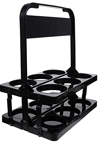 Cabilock Beer Holder Carrier for Bottles Foldable Beer Storage Basket Portable Wine Bottle Organizer for Kitchen Storage Organisation for Cold Drinks