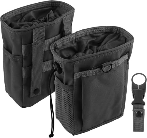 NewBEP Sac à craie d'escalade avec œillets, design de poche parfait pour l'escalade, la gymnastique, les poches de gym, le crossfit et l'haltérophilie (noir)