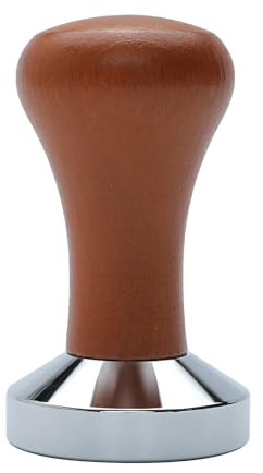 Presse à Café en Acier Inoxydable,51 mm Tamper Café Espresso Tasseur Presse à Café avec poignée en bois parfait Outil barista,Cafés et amateurs de café