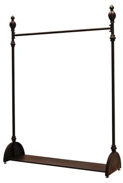 Standard Klädställ Med Förvaringshyllor, Kraftiga I Metall For Hängande Kläder Detaljhandeln(100x170cm)