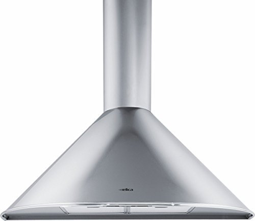 Elica Tonda IX F/90 Cappa aspirante a parete Acciaio inossidabile 480m³/h - Cappe (480 m³/h, Filtrante, 59 dB, Cappa aspirante a parete, Acciaio inossidabile, 40 W)