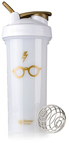 BlenderBottle Harry Potter Shaker Bottle Pro Series Perfect for Protein Shakes and Pre Workout, 28-Ounce, Bolt & Glasses (Pack of 1)