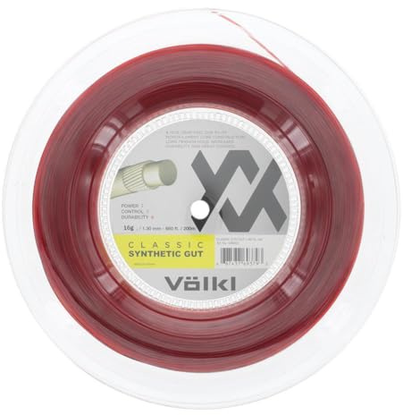 Volkl Classic Synthetic Gut | Tennis Racquet String | All Around | Nylon-Based Center Core