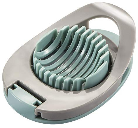 Ortarco Egg Slicer for Boiled Eggs Strawberry Cutter with Stainless Steel Wire （Green）