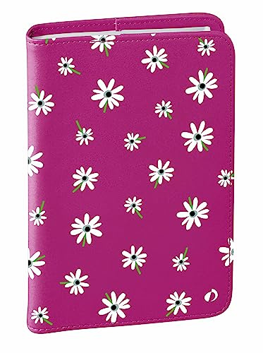 Quo Vadis - Samling: Bloom EUROTEXTAGENDA canvas - skoldagbok - Dagskalender 1 dag per sida (utom helger) - brett anteckningsutrymme - format 12 x 17 cm - Daisy - år 2023-2024