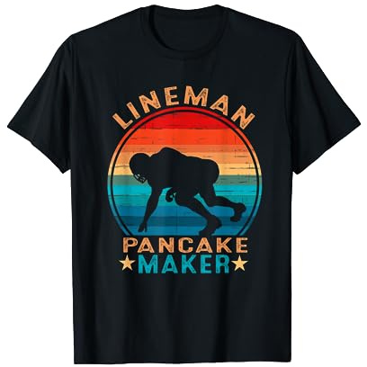 Lineman Pancake Maker - American Football Season Vintage T-Shirt