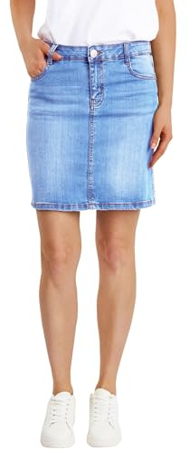 Fraternel Gonna di Jeans Donna Stretch Azzuro Taglia: 3XL