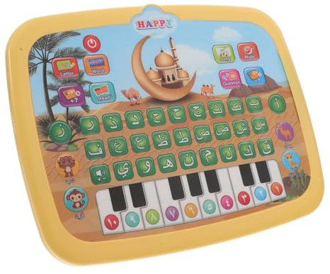 ibasenice Interactive Alphabet Learning Pad for Kids Kids Islamic Toys Educational Learning Pad