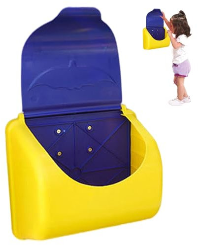 Toy Mailbox, 10x9x5.5in PP Mini Mailbox Educational Toy Multi-purpose Outdoor Playhouse Accessories for Preschoolers and Kids Ages 4+ &&