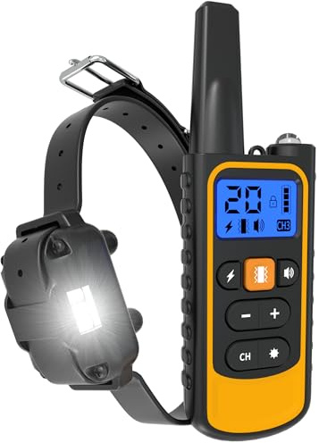 Meloive Collier de Dressage pour Chien Rechargeable,Portée de 3000m
