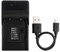 EN-EL10 USB Caricatore per Nikon Coolpix S200, S203, S210, S220, S230, S3000, S4000, S500, S510, S5100, S520, S570, S60, S600, S700, S80 Fotocamera e Altro
