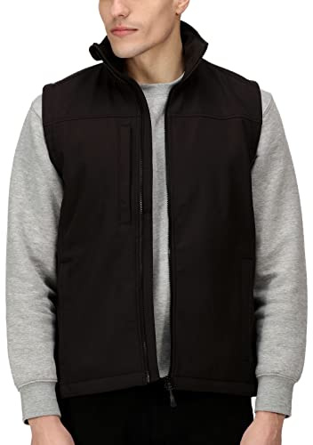 Regatta herrväst, flux, vattenavvisande, softshell-väst, stor (storlek L), svart, 1
