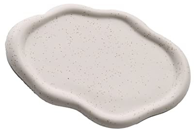 Naroote Plateau Salle De Bain, Plateau Bijoux, Plateau de Rangement de Bijoux Céramique Coupelle Decorative Plateaux À Bijoux Petit Plateau de Clés, Fête des Mères, Noël, Thanksgiving