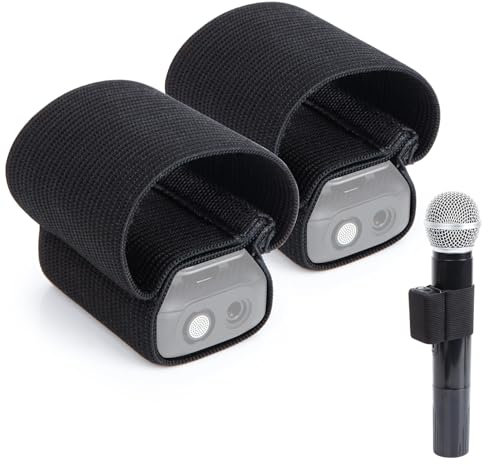 SUNMON DJI Microfono a mano elastico, 2 manicotti elastici per Dji, Accessori per microfoni