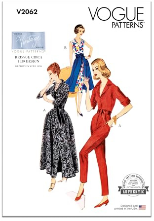 Vogue Patterns Paper Pattern V2062B5 Misses' Slack Suit and Skirt B5(8-10-12-14-16)