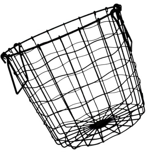 IMIKEYA Cestino Di Filo in Ferro Piccolo Cestino in Metallo Per Coperte Cesto Della Biancheria Sporco Compatto Cesto Rete Per Organizzare Articoli Vari