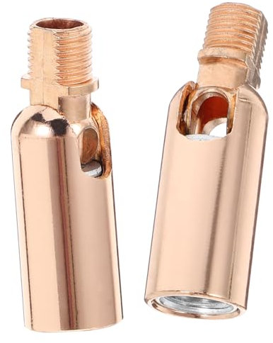 HOMSFOU 2 Stück Universal Head Spotlight Accessoires Pole Konvertieren Outdoor-haken Lampenadapter Einzigartig Pavillon Zinke Stange Lumen Adapter Für Schräge Decke Legierung Golden