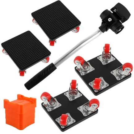 Moving Dolly， Furniture Lift Mover Tool 880LBS 360° Rotatable Heavy Duty Labor-Saving Transport Roller Slider ，for Furniture