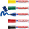 edding 4-800999 Permanentmarker Schwarz, Rot, Blau, Grün, Gelb wasserfest: Ja