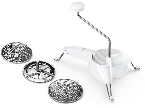 Metaltex Italia 165175 Râpe Julienne, Aluminium, Gris