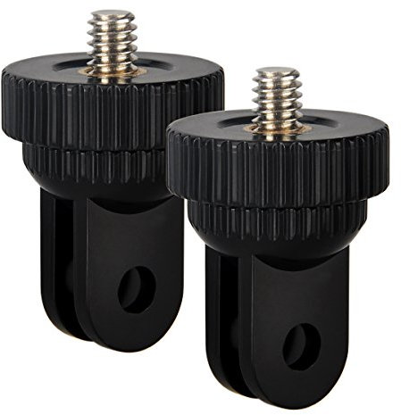 Sametop Adattatori di Conversione Universale per Accessori di Gopro, Sony, Xiaomi Yi o Altre Fotocamere d'Azione, w/camera con Vite (1/4-20) (2 pezzi)