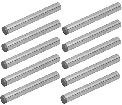 POWERTEC 71476 Hardened Steel Dowel Pins 1/4 Inch | Heat Treated and Precisely Shaped for Accurate Alignment – 10 pack