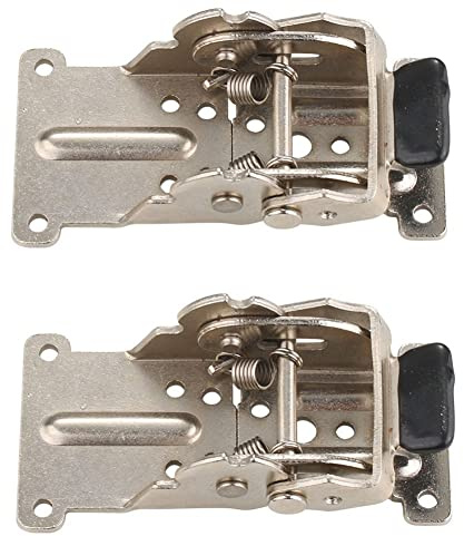 Pvczool 2 STÜCKE 0-90-180 Grad Selbstsicherndes Klappscharnier Tischbeine Silber Klappbarer Couchtisch MöBelbeschläGe Schrankscharnier