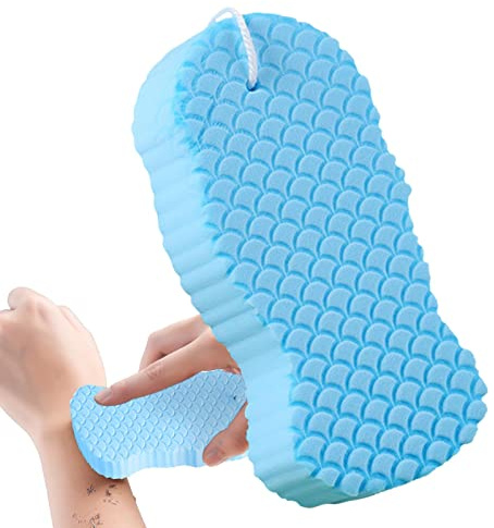 cypreason Skrubbsvamp för kroppen | Mjuk -badsvamp för att ta bort död hud för kroppen – absorberande badsvamp spa skrubba peeling för att ta bort död hud