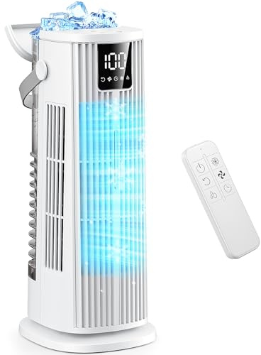 Mobile Air Conditioners, 4 in 1 Tower Fan/Air Purifier/Humidifier/Evaporative Coolers 36W