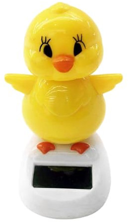 Generico Pollo da ballo solare per finestre - auto a rilascio solare figura piccole anatre e lepre | Figure di testa con oscillazione | Giocattoli da ballo a punta Ornamenti dei cartoni animati |