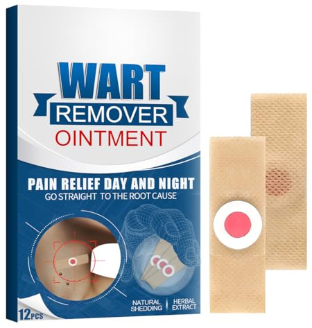 YUPZAR 12psc Cerotto per la Pulizia e la Cura per la Rimozione Dei Unisex Verruche Rimozione,Skin Tag Remover,Pimple Patch,Rimuove Verruche Comuni e Calli
