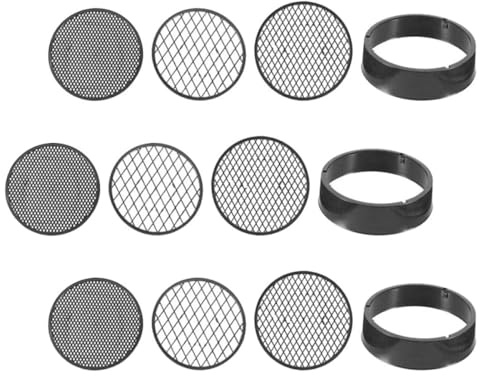 NIYANGLE Cedazo de Plástico para Suelo de Jardín, Juego de 3 Tamices Manuales de Malla Resistente, Herramienta Ligera para Tamizar Tierra, Piedras y Abono en Jardinería y Bonsáis