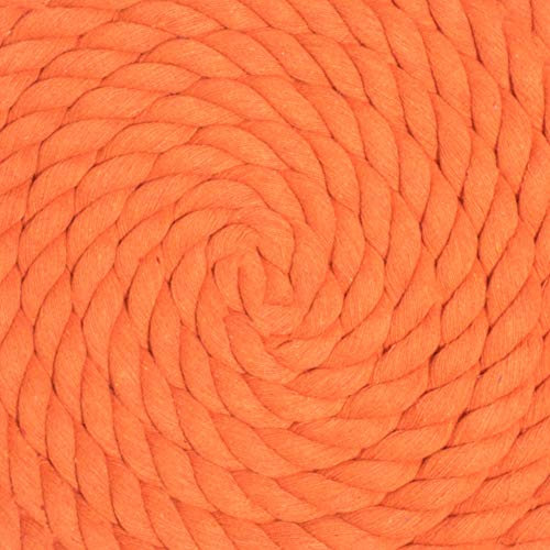 West Coast Paracord Cuerda de algodón trenzado natural – Cuerda artesanal – Super suave y fuerte cuerda de triple hebra para deportes, decoración, manualidades, macramé, uso en interiores (34