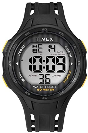 Timex DGTL 45mm Chrono Sport Armbanduhr für Herren aus Kunstharz TW5M41400