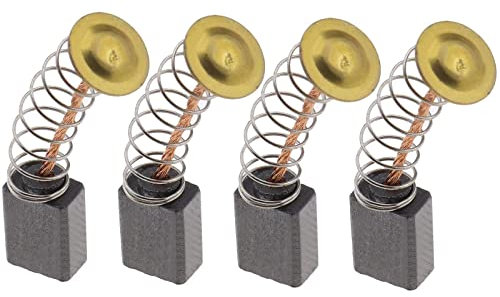 Lot de 2 paires de balais de charbon pour ponceuse murale 5 x 8 x 12 mm avec raccord à ressort Pièce de rechange de moteur compatible avec MATRIX DWS 780