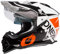 O'NEAL | Motorradhelm | Enduro Motorrad | Ventilationsöffnungen für maximalen Luftstrom, ABS-Schale | Sierra Helmet R V.23 | Erwachsene | Schwarz Orange | Größe XL