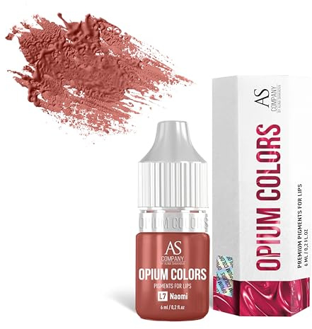 AS COMPANY Permanent läppmakeup pigment L7-NAOMI 6 ml (OPIUM COLORS)