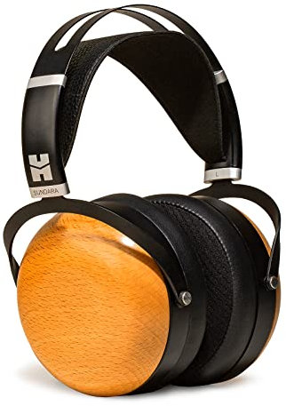 HiFiMAN SUNDARA Closed-Back Over-Ear Planar Magnetic Wired Hi-Fi Headphones with Stealth Magnet Design, Detachable Cable, Wood Ear Cups for Home, Studio, Recording