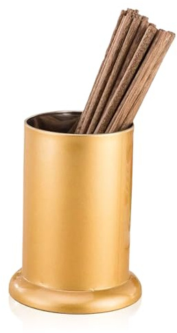Soporte Para Utensilios De Cocina, Escurridor De Cubiertos De Acero Inoxidable Dorado, Cesta Cilíndrica, Organizador De Drenaje De Cubiertos, Estante De Secado, Soporte Para Paja, Organizador Para Cub