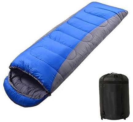 KICHOUSE Isolierter Schlafsack – Wärme Bei Kaltem Wetter – Ideal Für Camping Wandern Und Outdoor-aktivitäten