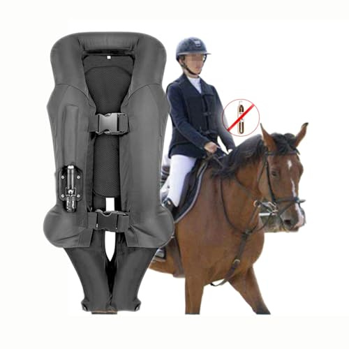 Vuxen Krockkuddeväst Equestrian Performance Jackor kan återanvändas Lämpliga for motorcyklar och ridvästar(X-Large)