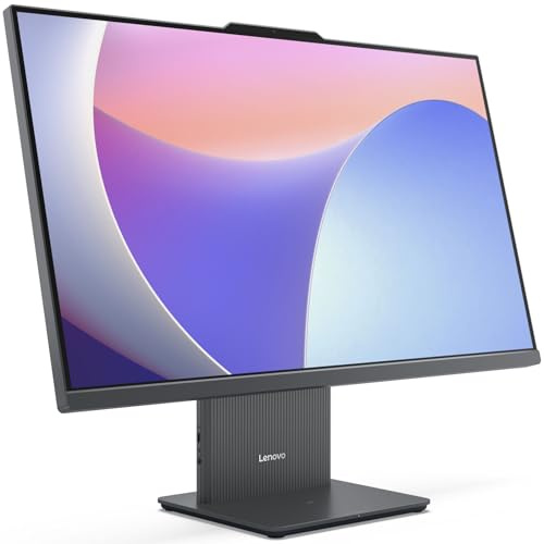 Lenovo IdeaCentre 27IRH9 27 All-In-One Desktop PC | Intel Core i3-1315U | 8GB RAM | 512GB SSD | Full HD IPS Display | 5MP Webcam | Windows 11 Home | Built In 3W Speakers | Grey
