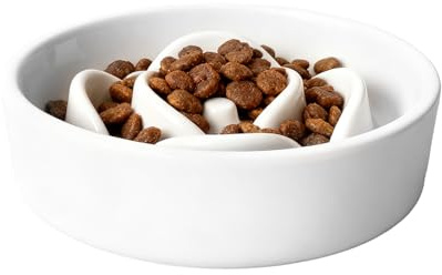 Bol À Alimentation Lente pour Chien | Jeu d'alimentation Puzzle Anti-avalement – ​​pour Chiens Et Chiots, Repas De, Maison, Salon, Extérieur, Voyage | Favorise Une Alimentation Saine