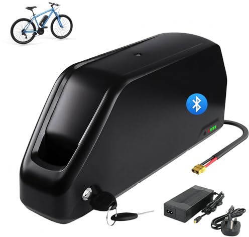 48V 25Ah Ebike Battery, E bike Battery with 40A Smart BLuetooth BMS, LG Cell, Fast Charger, 48V Lithium Electric Bike Batteries for 250W-1400W Bafang & Other Ebike Conversion Wheel, UK Warehouse