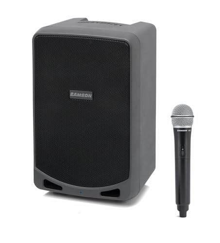 Samson Expedition XP106w - Wiederaufladbare, tragbarer PA mit Funkhandmikrofon und Bluetooth