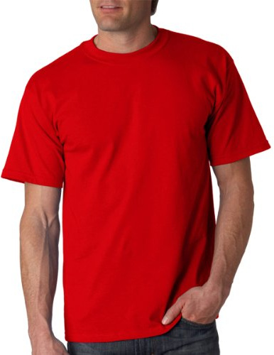 Gildan Mens Heavy Cotton Short Sleeve T-Shirt (XL) (Red)
