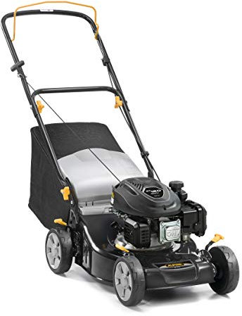 Alpina 295441044/A19 Cortacesped Gasolina BL 410. 123 cc. Negro. Ancho de Corte 41 cm. Capacidad de Bolsa 55 L