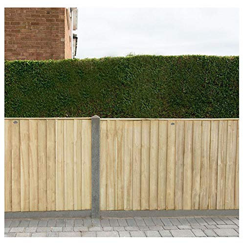 Forest Garden 6ft x 3ft Closeboard Fence Panel|15 Yr Anti-Rot|Pack of 3